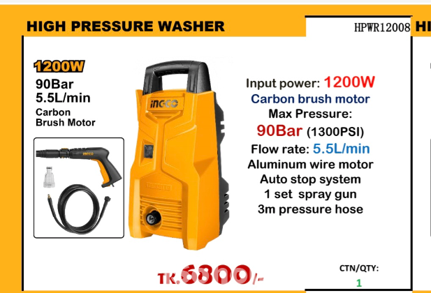 HIGH PRESSURE WASHER